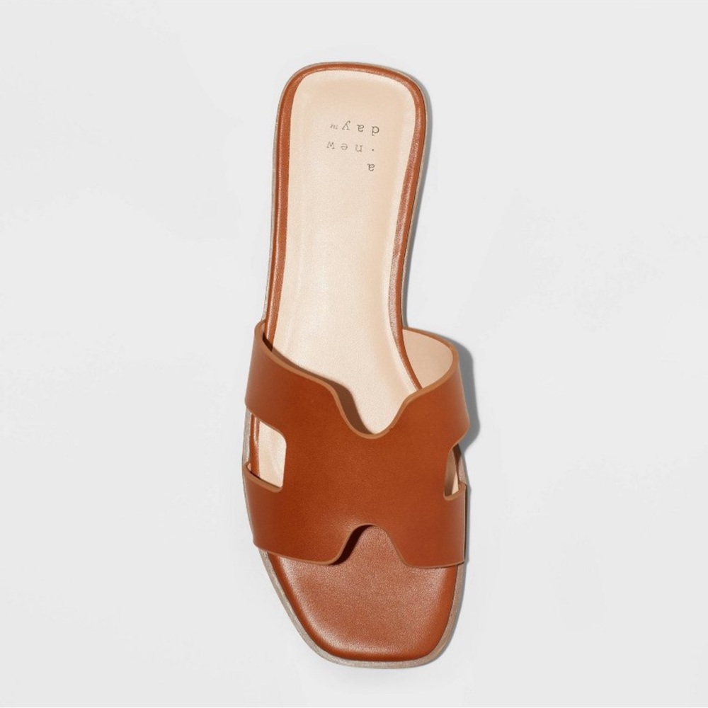 NWT Women's Nina Slide Sandals - A New Day
Cognac - Picture 2 of 7